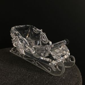 swarovski crystal sleigh